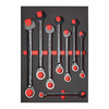 Proto 20 pc Ratcheting Wrench Set JSCV-20SK