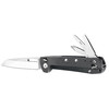 Leatherman Folding Knife, 8 Functions, Fold Open, Handle Color: Gray 832656