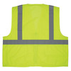 Mcr Safety High Visibility Vest, M Size, Unisex V2CL2MLZM