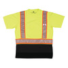 Mcr Safety Short Sleeve T-Shirt, Lime, 5XL Sz FFSTC2SLX5