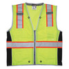 Mcr Safety High Visibility Vest, 4XL Size, Unisex SURVCL2LX4