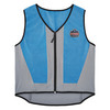 Chill-Its By Ergodyne Cooling Vest, 4 hr. Time, 2XL Size, Blue 6667