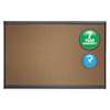 Quartet Colored Cork Board 3ft x 2ft., Graphite B243G