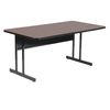 Correll Rectangle Econoline Adjustable Height Computer Desk and Training Table, 30" X 60" X 21" to 29" CSA3060-01