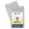 C-Line Products Badge Holders, Zipper, Vertical, PK50 89823