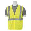 Erb Safety Safety Vest, Economy, Hi-Viz, Lime, 4XL 61430