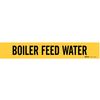 Brady Pipe Mrkr, Boiler Feed Water, 2-1/2to7-7/8, 7033-1 7033-1