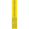 Brady Pipe Marker, Vacuum, Yellow, 3/4 In or Less 7291-3C