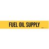 Brady Pipe Mrkr, Fuel Oil Supply, 2-1/2to7-7/8In, 7117-1 7117-1