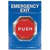 Safety Technology International Emergency Exit Push Button, Blue, ADA SS-2405EX