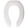 Bemis Toilet Seat, Without Cover, Plastic, Elongated, White 2155CT-000