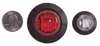 Maxxima Clearance Marker, 6LED, P2PC, 1-1/4 In, Red M09400R