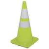 Zoro Select Traffic Cone, 36 In.Fluorescent Lime 6FHA8