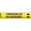Brady Pipe Mrkr, Compressed Air, 1-1/2to2-3/8 In, 4032-B 4032-B