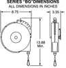 Hubbell Tool Balancer, For Tool 16-23 Lb, Lock BG-20-L