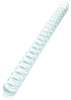 Sircle Binding Spines, Comb, 3/8in, White, PK100 378319