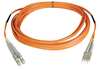 Tripp Lite Fiber Optic Patch Cord, LC/LC, 3m, Orange N320-03M