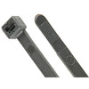 Power First Heavy Duty Cable Ties, Plastic Pawl Lock, 15 in L, 0.3 in W, 120 lb, Black, Nylon 6/6, 100 PK 36J166
