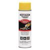 Rust-Oleum Striping Paint, 18 oz., Yellow, Solvent -Based 1648838