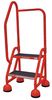 Cotterman 48 in H Steel Rolling Ladder, 2 Steps, 450 lb Load Capacity ST-202 A2 C6 P5