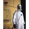 Dupont Tyvek 400 Hooded Disposable Coveralls, XL, Zipper, Elastic Wrist, Elastic Ankle, White, 6 Pack TY127SWHXL0006G1