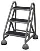 Cotterman 31 in H Steel Rolling Step, 3 Steps, 450 lb Load Capacity ST-320 A2 C1 P5