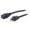 Apc Power Cord, 5-15P, SJT, 8.2 ft., Blk, 12A, 14/3 AP9872