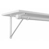 John Sterling Standard Duty Shelf and Rod Bracket RP-0044-BWT