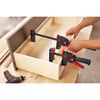 Bessey 6" Bar Clamp, High Impact Plastic Resin Handle and 3 1/4 in Throat Depth DUO16-8