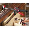 Bessey 6" Bar Clamp, High Impact Plastic Resin Handle and 3 1/4 in Throat Depth DUO16-8