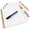 Avery Avery® Big Tab™ Write & Erase Dividers 23075, 5 White Tabs, 1 Set 7278223075