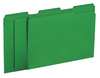 Zoro Select File Folders 9-1/2" x 11-3/4", Light Green, Pk100 UNV10502