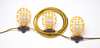 Lumapro LUMAPRO Incandescent Yellow/Black Temporary String Light 6YF74