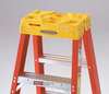 Werner 6 ft Fiberglass Twin Stepladder, 375 lb Capacity T7406