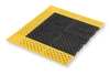 Notrax Black/Yellow Portholes Drainage Mat 30" W x 60" L, 7/8" 520S3060BY