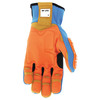 Mcr Safety Mechanics Gloves, 2XL ( 11 ), Beige/Blue FF2931XXL