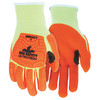Mcr Safety Coated Gloves, M, knit Cuff, PK12 UT1955M