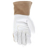 Mcr Safety Welding Leather Glove, Brown/White, L, PR 4890L