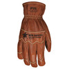 Mcr Safety Leather Gloves, Brown, XL, PR MU3624KXL