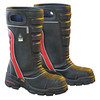 Fire-Dex Firefighter Boot, Leather, 8-1/2, W, PR FDXL200-8.5W