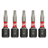 Milwaukee Tool 1 in. TORX T10 SHOCKWAVE Impact Duty Insert Bit (5 pk) 48-32-4627