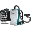 Makita Backpack Dry Vacuum, 18V, 1.6 gal. XCV17Z