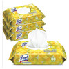 Lysol Disinfecting Wipes Flatpacks, 1-Ply, 6.69 x 7.87, Lemon and Lime Blossom, White, 80 Wipes, PK6 RAC99716CT