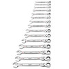 Milwaukee Tool 15 pc. SAE Flex Head Ratcheting Combination Wrench Set 48-22-9413