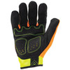 Ironclad Performance Wear Mechanics Gloves, L ( 9 ), High-Visibility Yellow IEX-HZI5-04-L