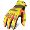 Ironclad Performance Wear Mechanics Gloves, XS ( 6 ), High-Visibility Yellow IEX-HZI5-01-XS