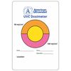 Lumicleanse Ultraviolet Measurement Cards, PK10 LC-UVC-TRICARD-10PK