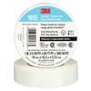 3M Vinyl Electrical Tape, 165, Temflex, 3/4 in W x 60 ft L, 6 mil thick, White, 1 Pack 165WH4A