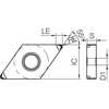 Kyocera Diamond Turning Insert, DNGM431MEHHKBN05M DNGM431MEHHKBN05M