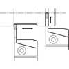 Kyocera External Grooving Toolholder KGMR162T